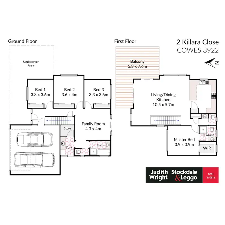 Floorplan of Homely house listing, 2 Killara Close, Cowes VIC 3922