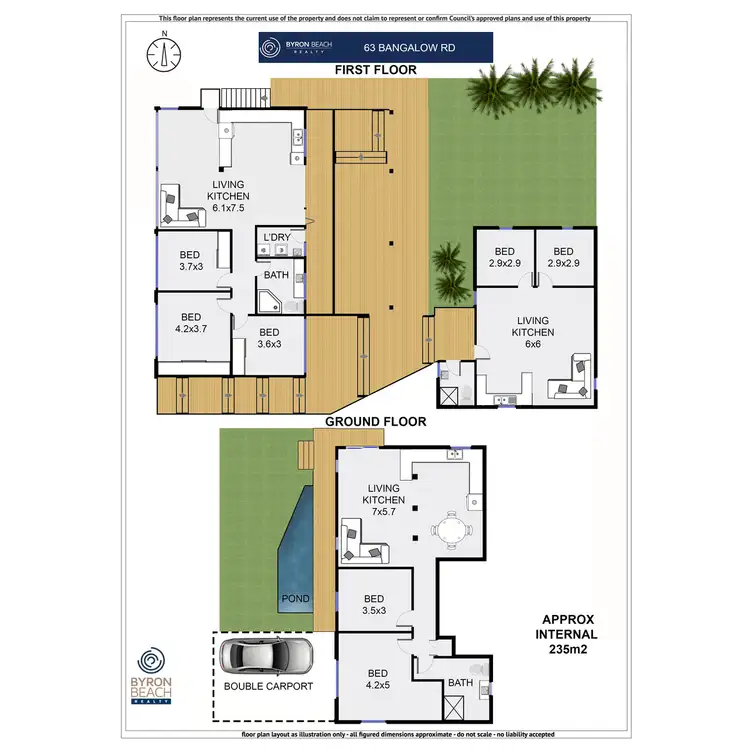 Floorplan of Homely house listing, 63 Bangalow Road, Byron Bay NSW 2481