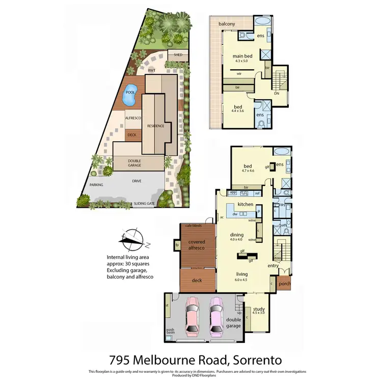 Floorplan of Homely house listing, 795 Melbourne Road, Sorrento VIC 3943