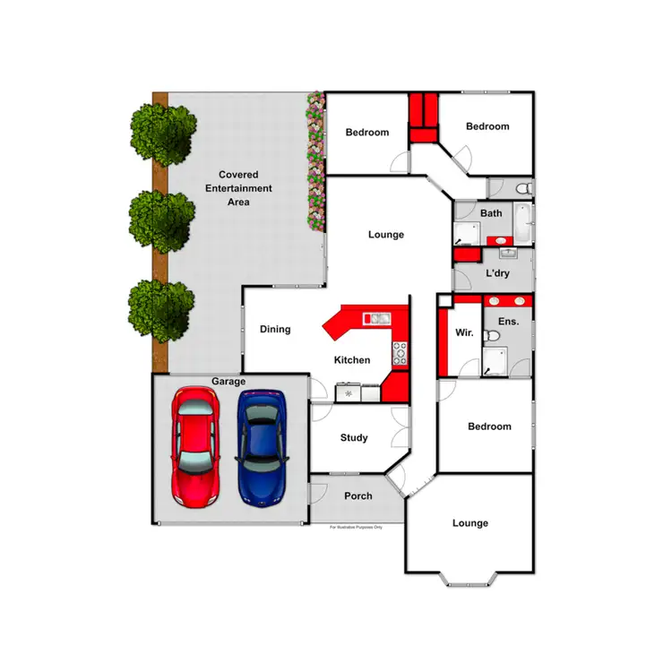 Floorplan of Homely house listing, 135 Clarendon Drive, Somerville VIC 3912