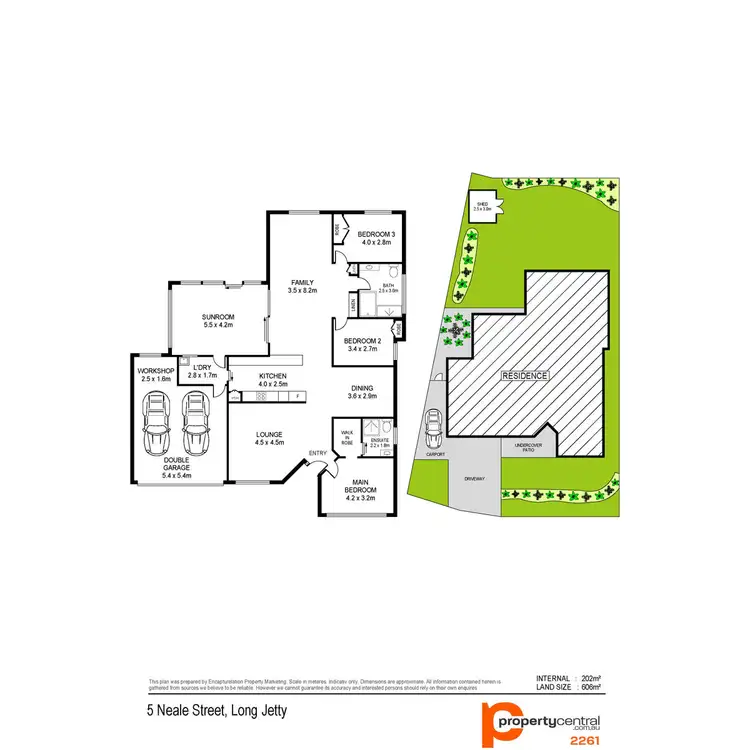 Floorplan of Homely house listing, 5 Neale Street, Long Jetty NSW 2261