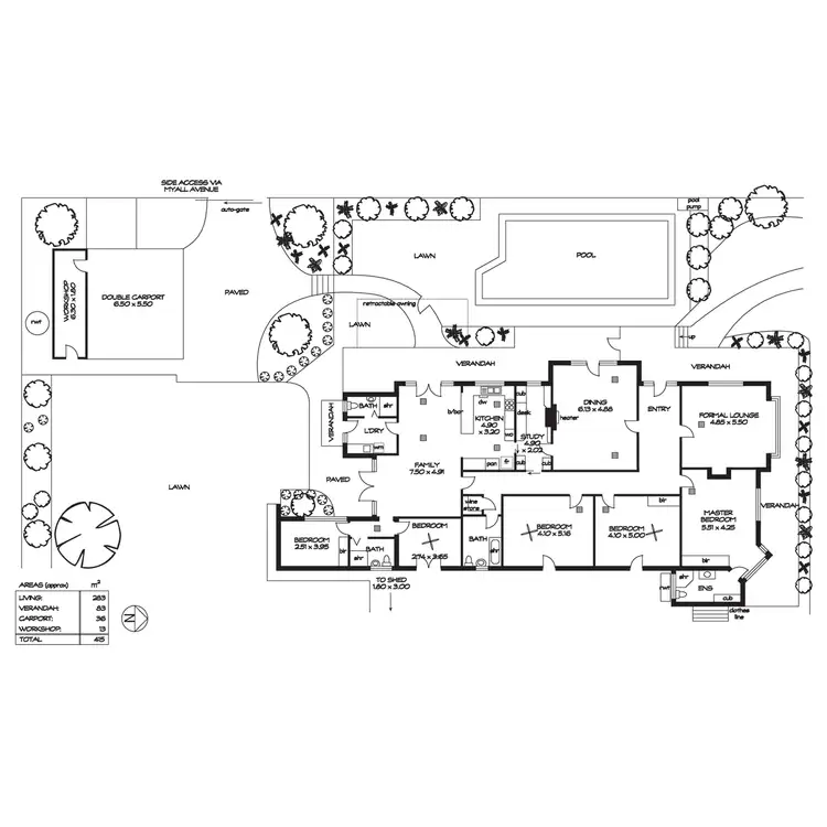 Floorplan of Homely house listing, 406 The Parade, Kensington Gardens SA 5068