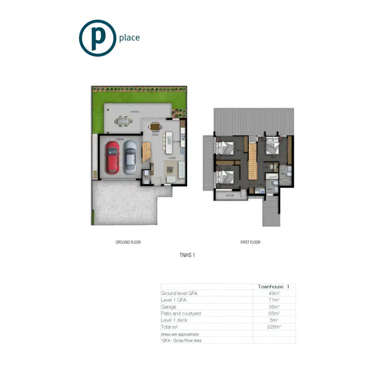 Floorplan of Homely townhouse listing, 1/98 Ferndale Street, Annerley QLD 4103