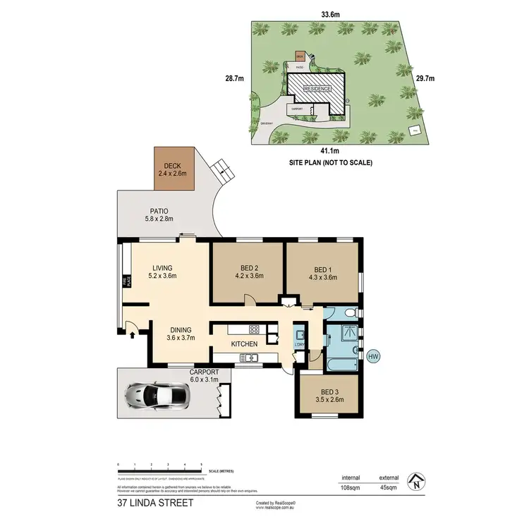 Floorplan of Homely house listing, 37 Linda Street, Sherwood QLD 4075