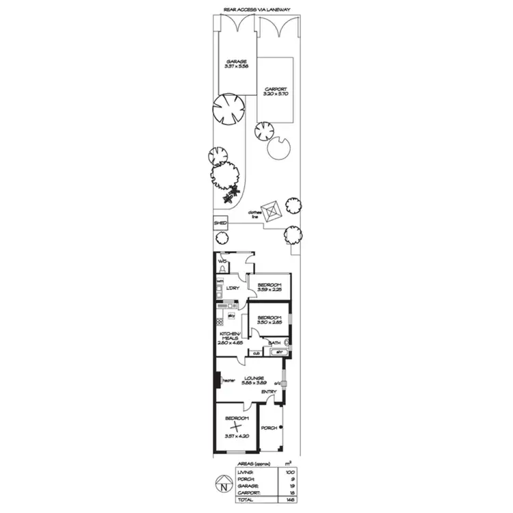 Floorplan of Homely house listing, 24 Victoria Street, Henley Beach SA 5022