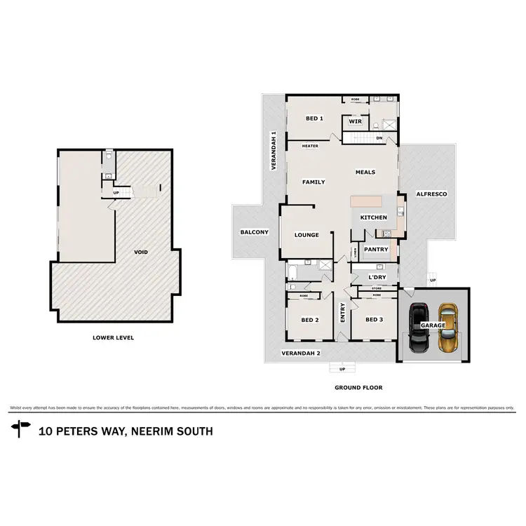 Floorplan of Homely house listing, 10 Peters Way, Neerim South VIC 3831