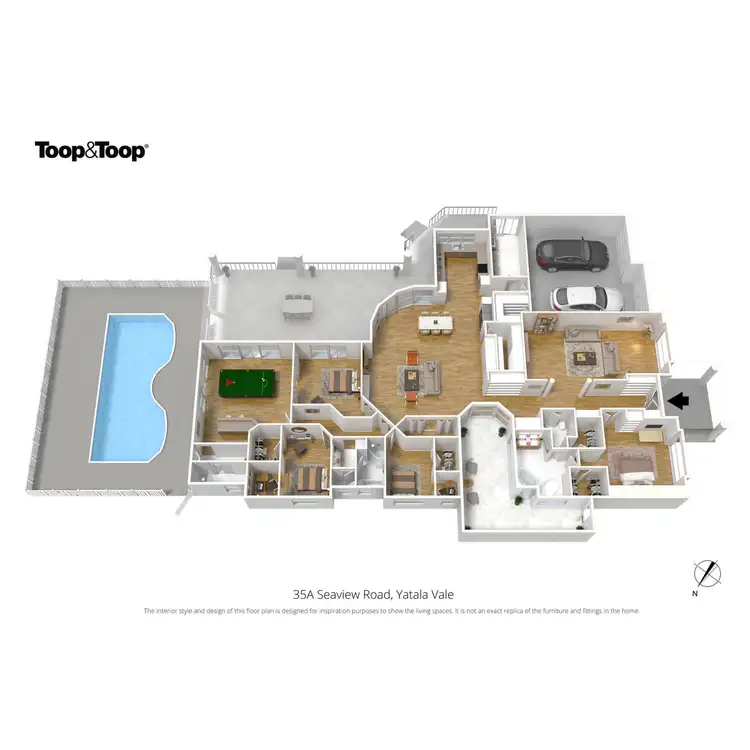 Floorplan of Homely house listing, 35A Seaview Road, Yatala Vale SA 5126