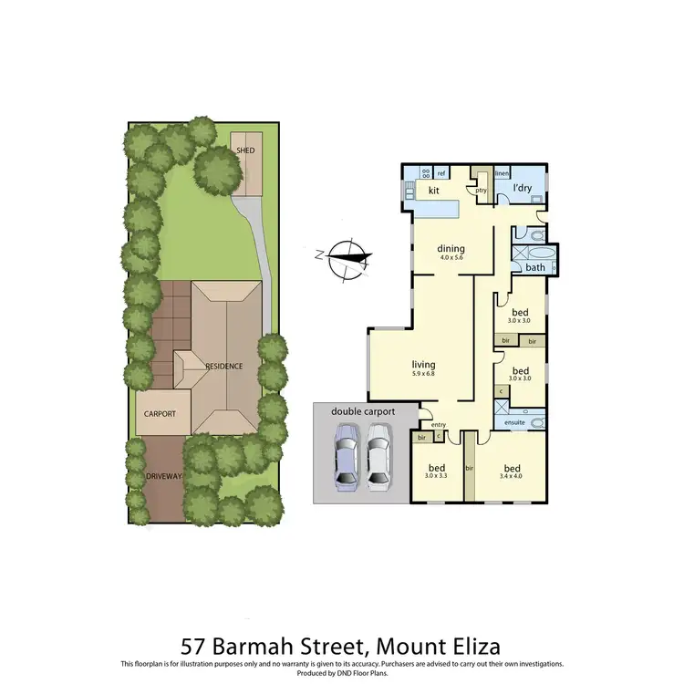Floorplan of Homely house listing, 57 Barmah Street, Mount Eliza VIC 3930