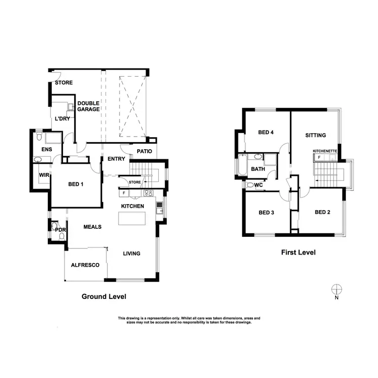 Floorplan of Homely townhouse listing, 58C Preston Street, Como WA 6152