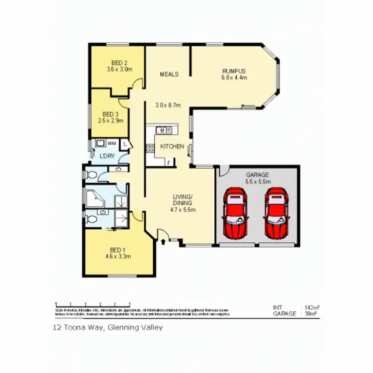Floorplan of Homely house listing, 12 Toona Way, Glenning Valley NSW 2261