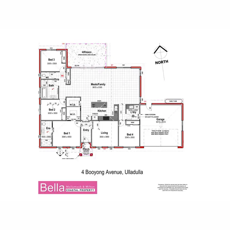 Floorplan of Homely house listing, 4 Booyong Avenue, Ulladulla NSW 2539
