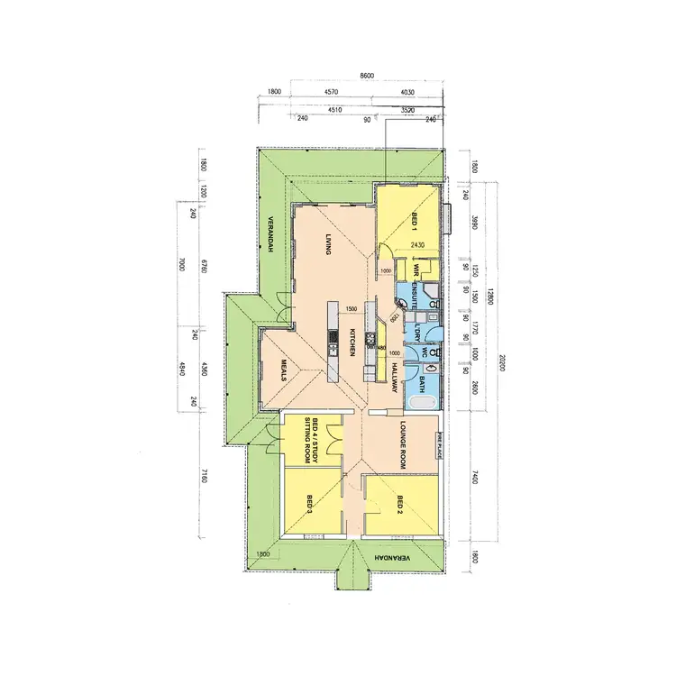 Floorplan of Homely house listing, 112 Barkly Street, Sale VIC 3850