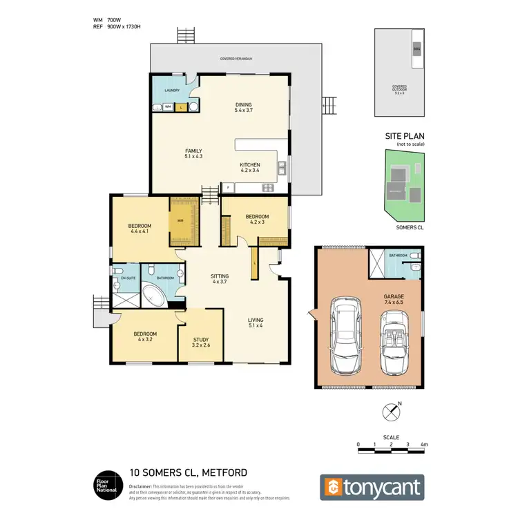 Floorplan of Homely house listing, 10 Somers Close, Metford NSW 2323