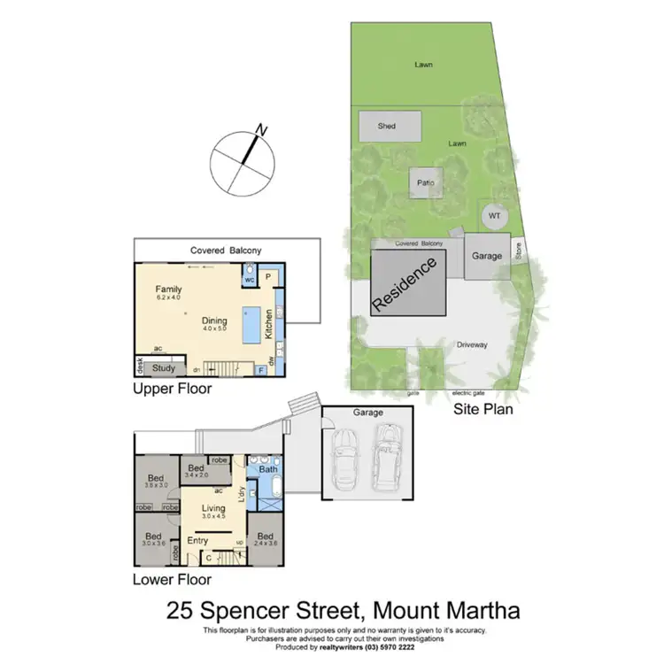 Floorplan of Homely house listing, 25 Spencer Street, Mount Martha VIC 3934