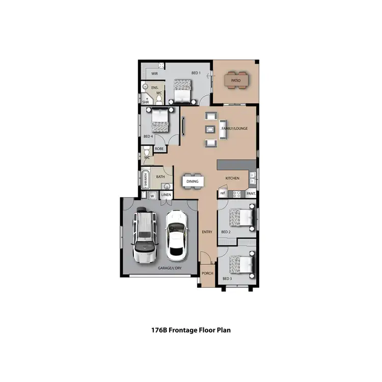 Floorplan of Homely house listing, Parkside/57 Seaways Street, Trinity Beach QLD 4879