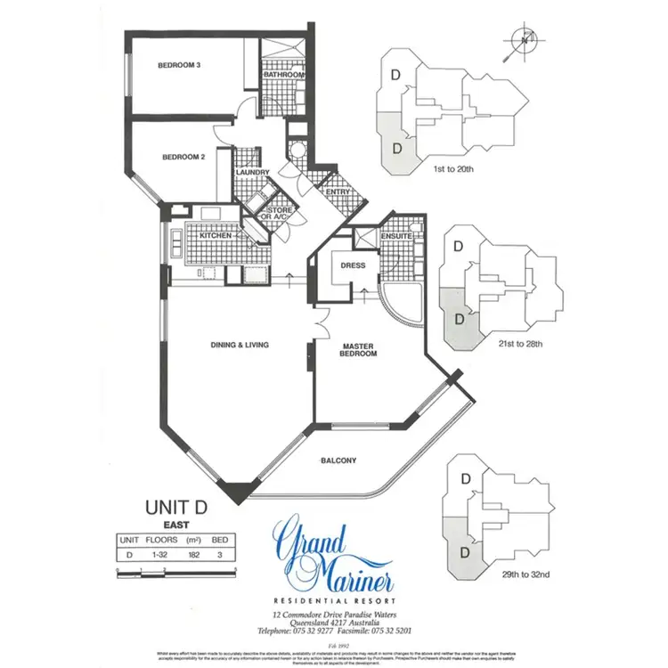 Floorplan of Homely apartment listing, 73 Grand Mariner, 12 Commodore Drive, Paradise Waters QLD 4217