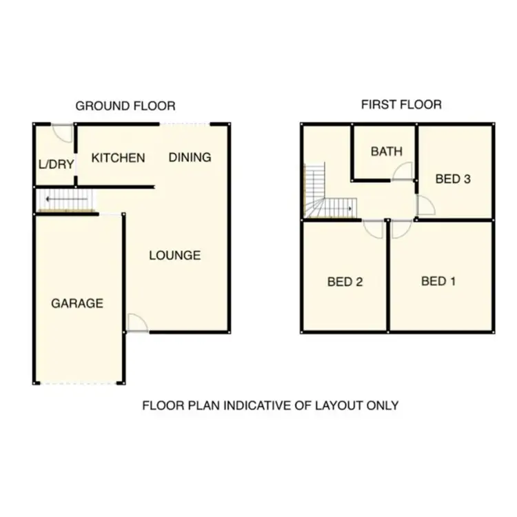 Floorplan of Homely townhouse listing, 1/418 Chatswood Road, Shailer Park QLD 4128