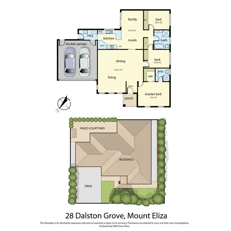 Floorplan of Homely house listing, 28 Dalsten Grove, Mount Eliza VIC 3930
