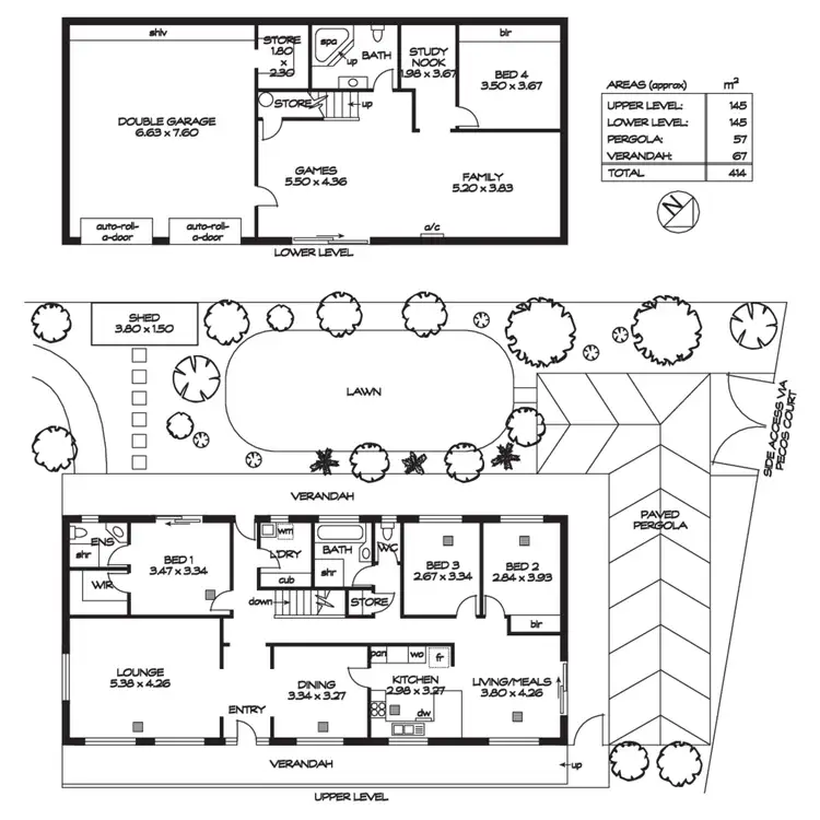 Floorplan of Homely house listing, 16 Galveston Place, Wynn Vale SA 5127