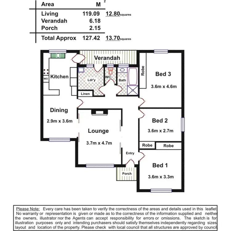 Floorplan of Homely house listing, Address available on request