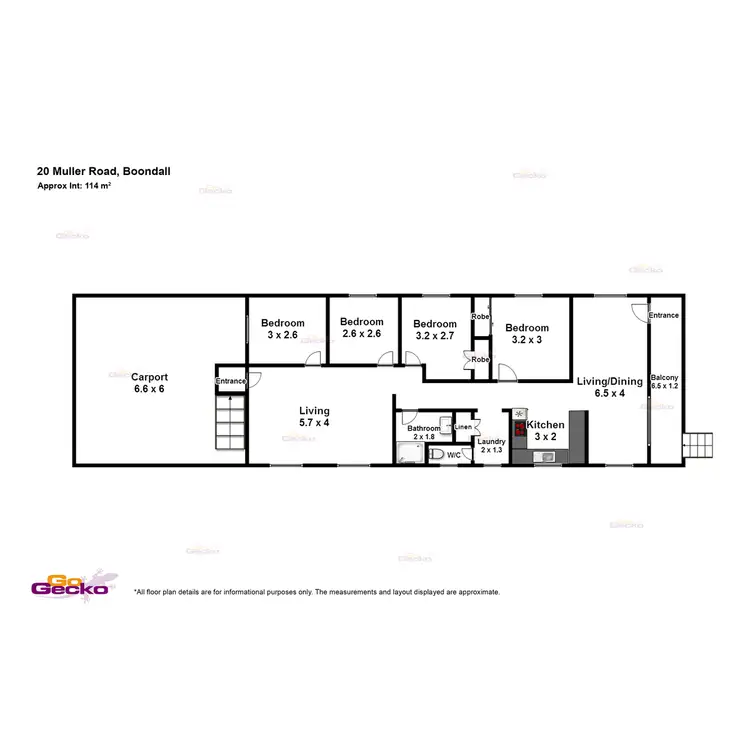 Floorplan of Homely house listing, 20 Muller Road, Boondall QLD 4034