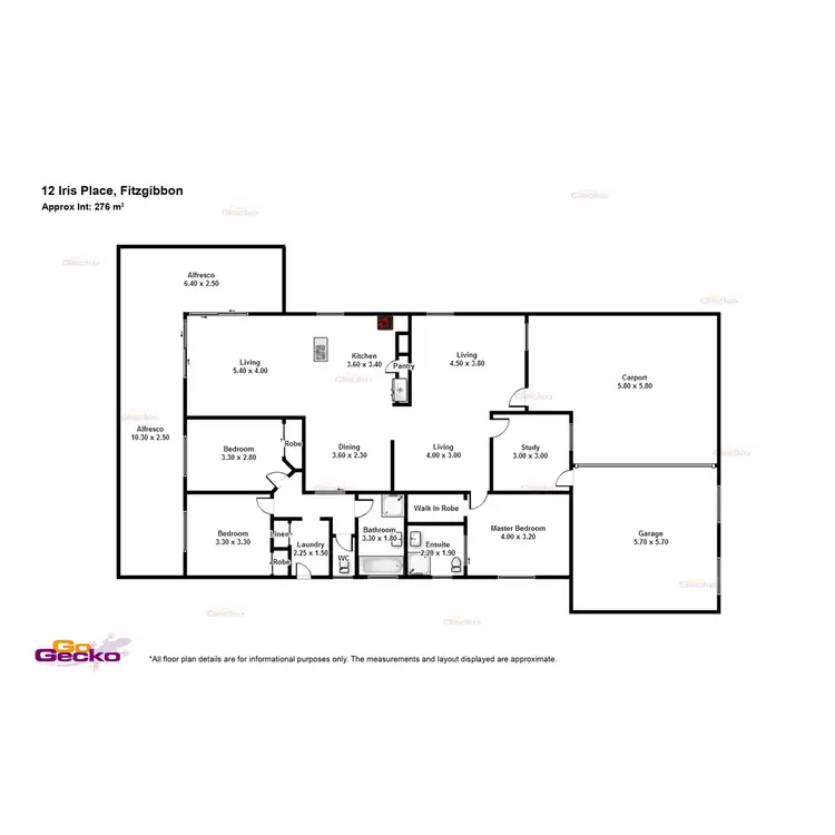 Floorplan of Homely house listing, 12 Iris Place, Fitzgibbon QLD 4018