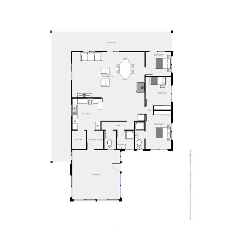 Floorplan of Homely house listing, 100 Beanba Road, Bega NSW 2550