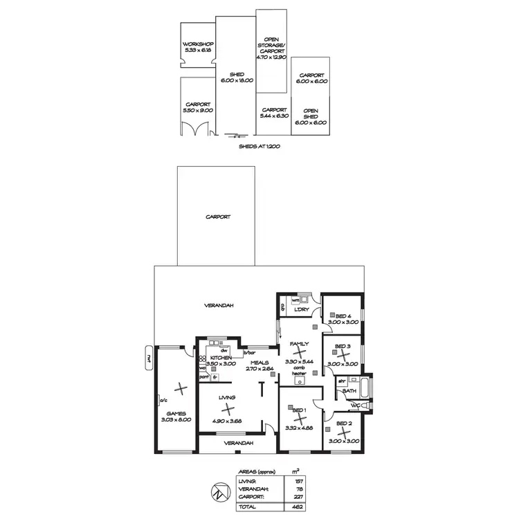 Floorplan of Homely house listing, 317 Hayman Road, Lewiston SA 5501