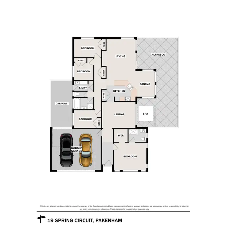 Floorplan of Homely house listing, 19 Spring Circuit, Pakenham VIC 3810