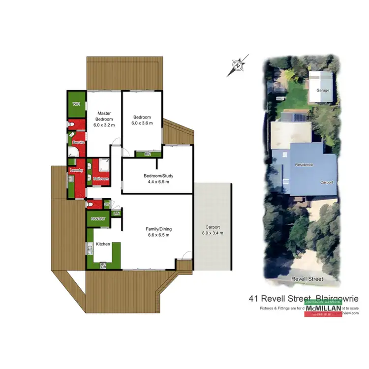 Floorplan of Homely house listing, 41 Revell Street, Blairgowrie VIC 3942