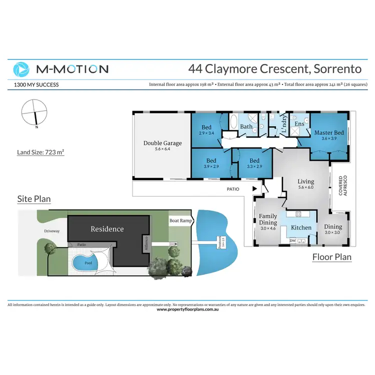 Floorplan of Homely house listing, 44 Claymore Crescent, Sorrento QLD 4217