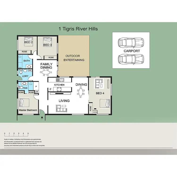 Floorplan of Homely house listing, 1 Tigris Street, Riverhills QLD 4074