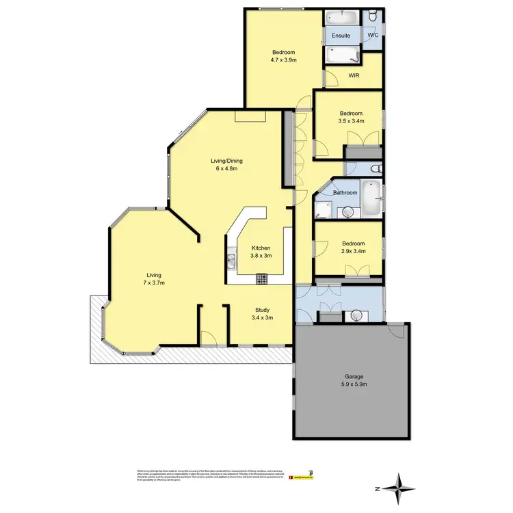 Floorplan of Homely house listing, 45 Belverdere Drive, Elliminyt VIC 3250