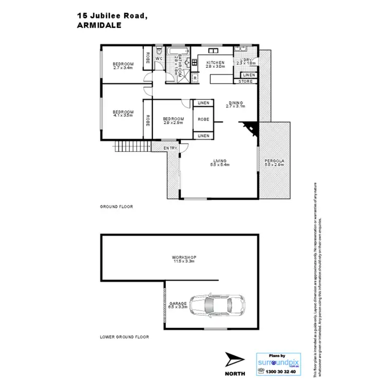 Floorplan of Homely house listing, 15 Jubilee Road, Armidale NSW 2350
