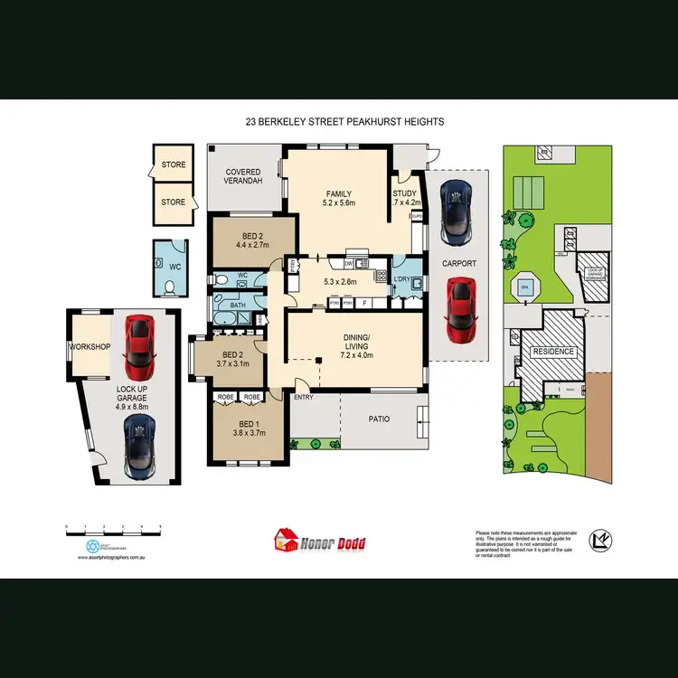 Floorplan of Homely house listing, 23 Berkeley Street, Peakhurst Heights NSW 2210