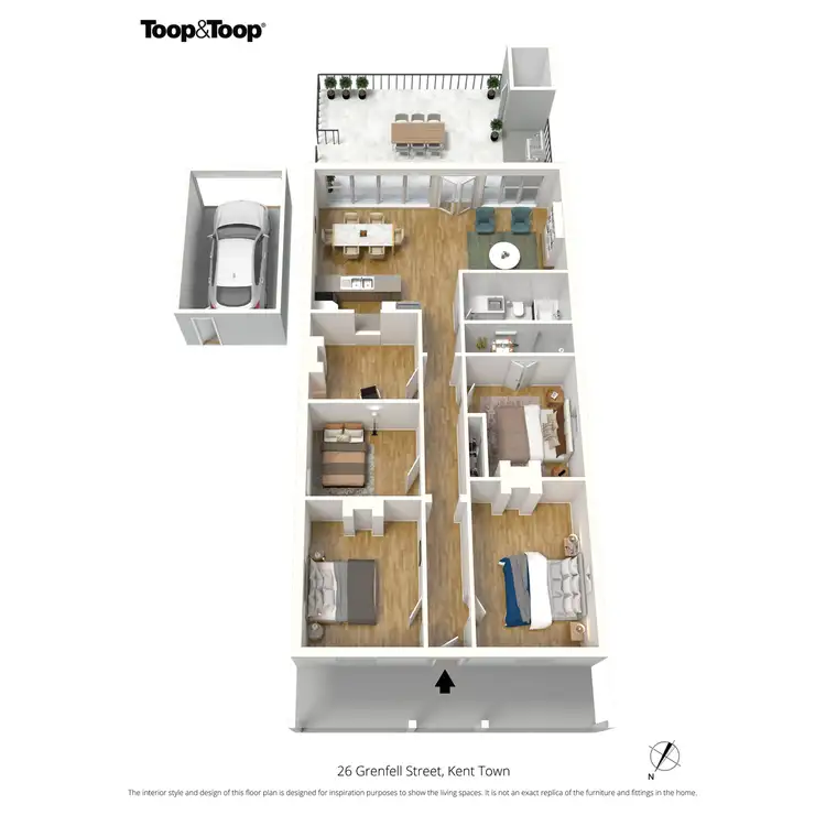 Floorplan of Homely house listing, 26 Grenfell Street, Kent Town SA 5067