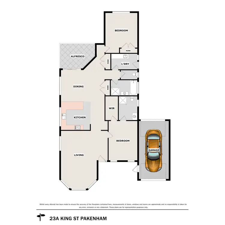 Floorplan of Homely house listing, 23A King Street, Pakenham VIC 3810
