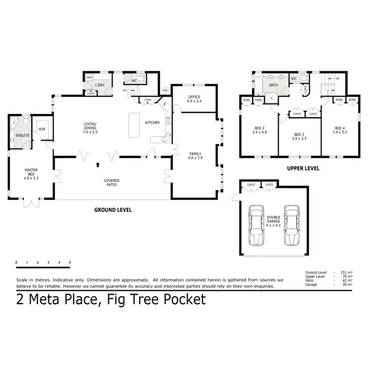 Floorplan of Homely house listing, 2 Meta Place, Fig Tree Pocket QLD 4069