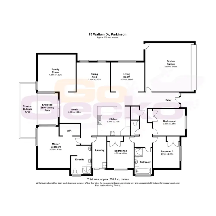 Floorplan of Homely house listing, 75 Wallum Drive, Parkinson QLD 4115