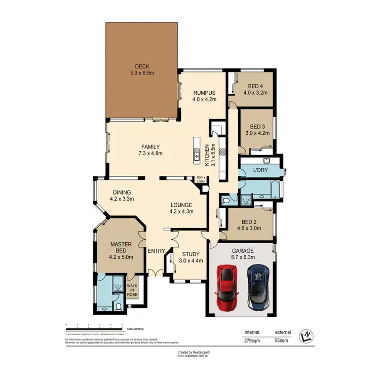 Floorplan of Homely house listing, 56 Beaufort Crescent, Moggill QLD 4070