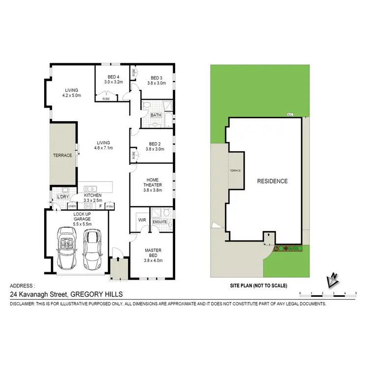 Floorplan of Homely house listing, 24 Kavanagh Street, Gregory Hills NSW 2557