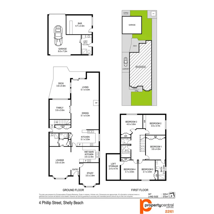 Floorplan of Homely house listing, 4 Phillip Street, Shelly Beach NSW 2261