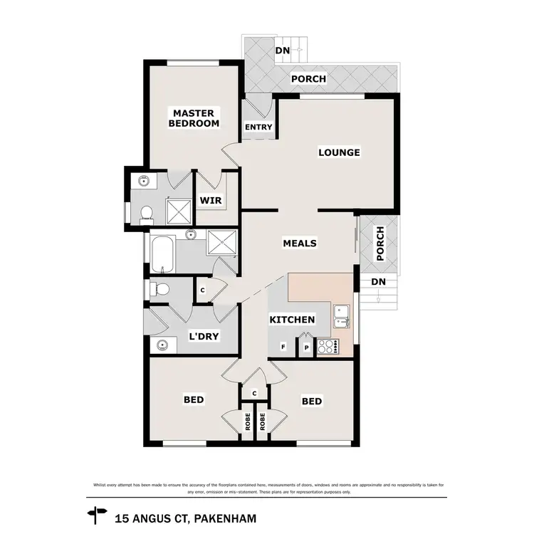 Floorplan of Homely house listing, 15 Angus Court, Pakenham VIC 3810