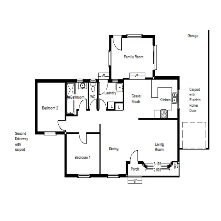 Floorplan of Homely house listing, 35 Richardson Crescent, Port Augusta West SA 5700