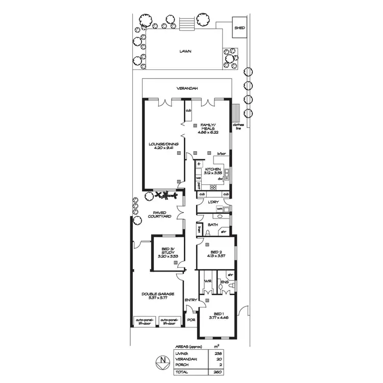 Floorplan of Homely house listing, 56 Statenborough Street, Leabrook SA 5068