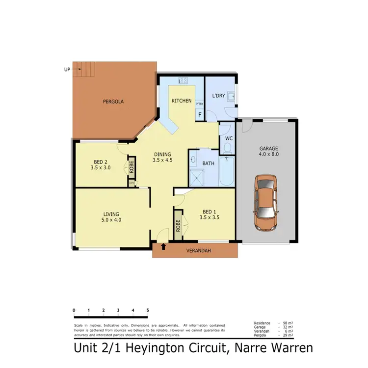 Floorplan of Homely house listing, 2/1 Heyington Circle, Narre Warren VIC 3805