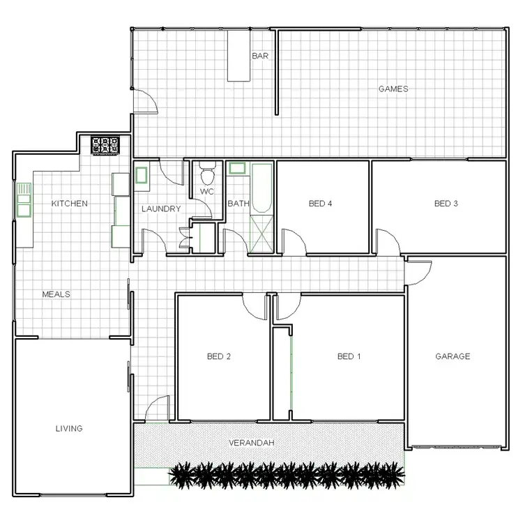 Floorplan of Homely house listing, 216 Warton Road, Huntingdale WA 6110