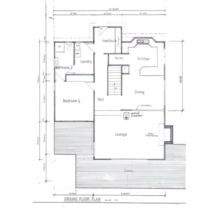 Floorplan of Homely rural property listing, 6 Elizabeth Street, Sheffield TAS 7306