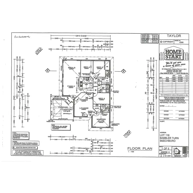 Floorplan of Homely house listing, 5 Babbler Turn, Bennett Springs WA 6063