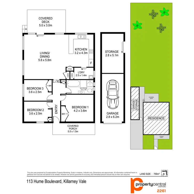 Floorplan of Homely house listing, 113 Hume Boulevard, Killarney Vale NSW 2261